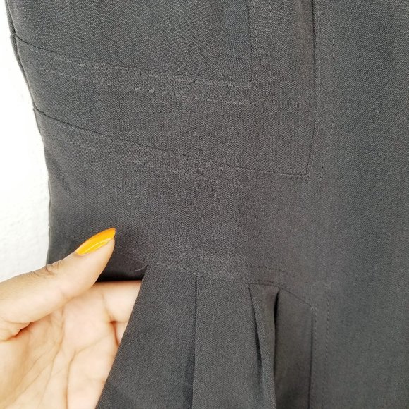 Shelby & Palmer Sheath Dress with Pockets Grey - Picture 7 of 12